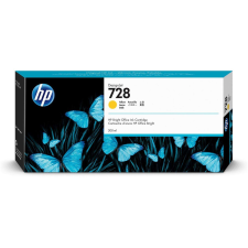 HP 728 Sárga Tintapatron - Designjet - 300ml nyomtatópatron & toner