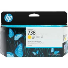 HP 738 Eredeti sárga tintapatron (130 ml) (498N7A) nyomtatópatron & toner