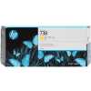 HP 738 Eredeti sárga tintapatron (300 ml) (676M8A)
