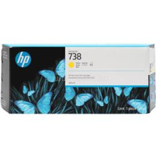 HP 738 Eredeti sárga tintapatron (300 ml) (676M8A) nyomtatópatron & toner