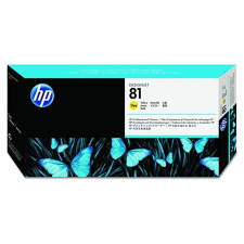 HP 81 nyomtatófej és nyomtatófej-tisztító sárga (C4953A) (C4953A) - Nyomtató Patron nyomtatópatron & toner
