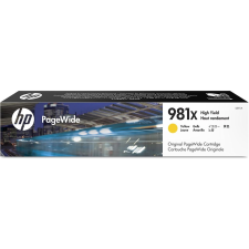 HP 981X nagy kapacitású PageWide patron sárga (L0R11A) (L0R11A) nyomtatópatron & toner