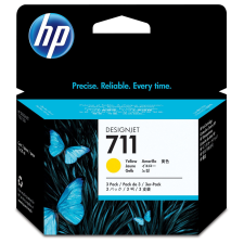 HP CZ136A (711) Yellow 3-pack tintapatron nyomtatópatron & toner