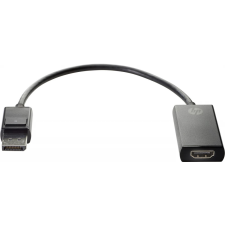 HP DisplayPort HDMI Átalakító Fekete 10cm 2JA63AA audió/videó kellék, kábel és adapter