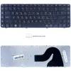 HP G62, Compaq CQ62, CQ56 gyári billentyűzet, fekete (GR kiosztás)
