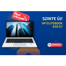 HP HP EliteBook 830 G7 | 13,3 colos Full HD kijelző | Intel Core i5-10210U | 8GB RAM | 256GB SSD | Magyar billentyűzet | Windows 11 PRO + 2 év garancia! laptop