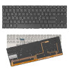 HP M00666-211 gyári új magyar fekete RGB (Multi-color) háttérvilágításos laptop billentyűzet, keret nélkül