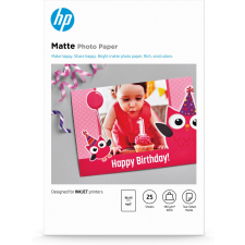 HP matt fotópapír - 25 lap 180g (Eredeti) fénymásolópapír