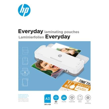 HP Meleglamináló fólia, 80 mikron, A3, fényes, 25 db, HP "Everyday" lamináló fólia