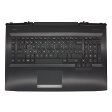 HP Omen 17T-AN100, 17-AN1 gyári új fekete-fehér  
holland háttér-világításos billentyűzet modul touchpaddal (230W, nagy Center-Pin DC nyílás) (L14992-B31) laptop alkatrész