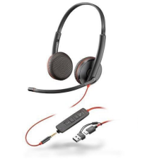 HP Poly Blackwire 3225 Stereo USB-C (8X229AA) fülhallgató, fejhallgató