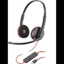 HP Poly Blackwire C3220 Stereo (80S07AA) fülhallgató, fejhallgató