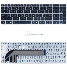 HP ProBook 4540s, 4440s, 4441s, 4545s gyári billentyűzet (US kiosztás, ezüst) laptop alkatrész