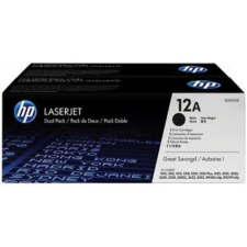 HP Q2612AD Toner Black 2*2.000 oldal kapacitás No.12A nyomtatópatron & toner
