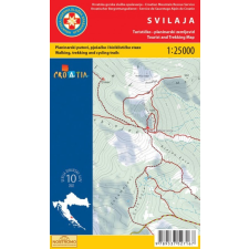 Hrvatska Gorska HG 10 Svilaja térkép, Svilaja turista térkép 1:25e térkép