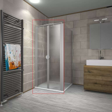  HSK Top lengőajtó 80*180 alu.m. kád, zuhanykabin