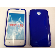 HTC Desire 300, Szilikon tok, S-Case, kék tok és táska