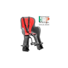 HTP Kiki gyerekülés előre, első rögzítésű, sötét szürke-piros gyerekülés