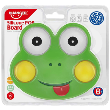 Huanger Happy World: Pop it! Nyugtató béka pajti készségfejlesztő bébijáték készségfejlesztő