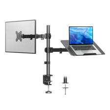 HUANUO HNCM2 Asztali laptop monitortartó 13-32" fekete tv állvány és fali konzol