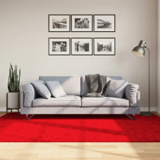  HUARTE piros rövid szálú puha és mosható szőnyeg 160 x 230 cm lakástextília