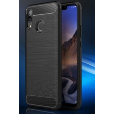 Huawei Carbon Fiber Huawei Nova 3 fekete szilikon tok tok és táska