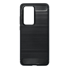 Huawei Carbon Fiber Huawei P40 Pro fekete szilikon tok tok és táska