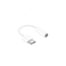 Huawei CM20 Type-C - 3,5mm jack aljzat 9cm fehér, ECO csomagolásban kábel és adapter