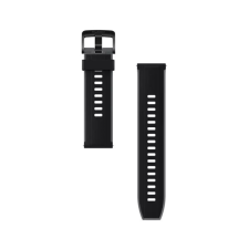 Huawei easyfit 2 pótszíj (univerzális, 22mm, szilikon, állítható) fekete 51994539 okosóra kellék
