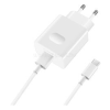 Huawei hálózati töltő USB aljzat (18W, gyorstöltő + Type-C kábel) FEHÉR (HUAWEI_AP32_/_HW-090200EH0_/_AP51)