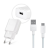 Huawei hálózati töltő USB aljzat (5V / 2000mA, 10W, gyorstöltés támogatás + PY0857 microUSB kábel) FEHÉR (AP81 / HW-050200E01 / ...