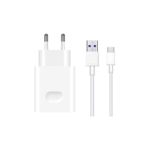 Huawei Hálózati USB töltő 22.5W + USB-A - USB-C töltőkábel - Fehér mobiltelefon kellék