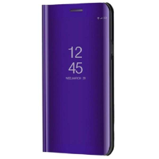  Huawei Honor 9A, Oldalra nyíló tok, hívás mutatóval, Smart View Cover, lila (utángyártott) (95672) tok és táska