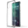  Huawei Honor Magic 5 Pro, Szilikon tok, légpárnás sarok, Wooze Silicone Armor, átlátszó