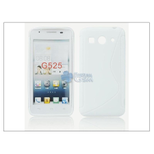 Huawei Huawei Ascend G525 szilikon hátlap - S-Line - fehér tok és táska