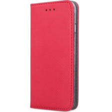 Huawei Huawei Y8p, Oldalra nyíló tok, stand, Smart Magnet, piros tok és táska