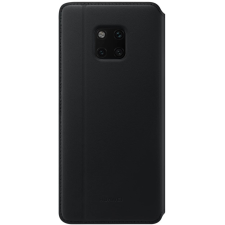 Huawei Mate 20 Pro HUAWEI tok álló, bőr hatású FLIP, kártyazseb, FEKETE tok és táska