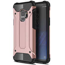 Huawei Mate 40 Pro, Műanyag hátlap védőtok, Defender, fémhatású, vörösarany tok és táska