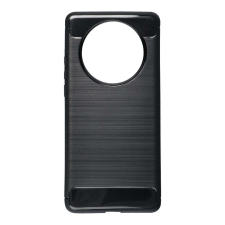 Huawei Mate 40 Pro szilikon tok, fekete, Carbon fiber tok és táska