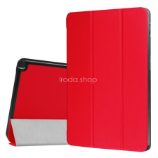  Huawei Mediapad M5 Lite 10.1, mappa tok, Trifold, piros tablet tok