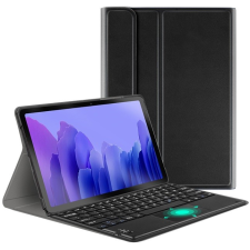  Huawei Mediapad T5 10 (10.1), Bluetooth billentyűzetes, mappa tok, Touch Pad, mágneses rögzítés, Wooze Simple Touch, fekete (101359) tablet tok