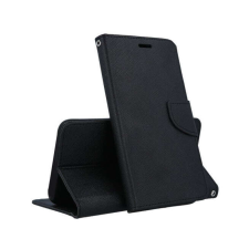 Huawei P30 Lite Fancy Book oldalra nyíló flip telefontok, Fekete tok és táska