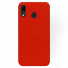 Huawei P40 Lite E/Y7P, Szilikon tok, Soft, piros tok és táska