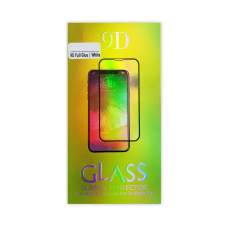 Huawei P40 Lite üvegfólia, tempered glass, előlapi, 9D, edzett, hajlított, fekete kerettel mobiltelefon kellék