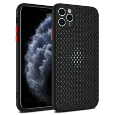 Huawei P40 Pro, Szilikon tok, Breath, fekete tok és táska