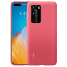 Huawei P40 Pro, Szilikon tok, Protective Case (51993805), piros tok és táska