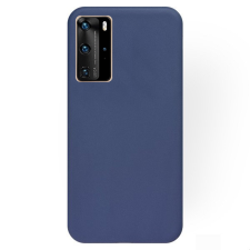  Huawei P40 Pro Telefontok - sötétkék szilikon tok tok és táska