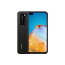 Huawei P40 Silicone Cover gyári szilikon tok fekete tok és táska