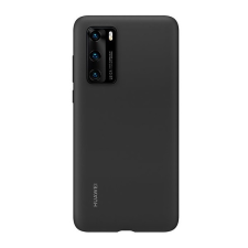 Huawei P40 szilikon telefonvédő fekete tok és táska