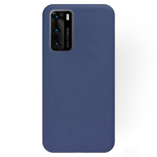  Huawei P40 Telefontok - sötétkék szilikon tok tok és táska